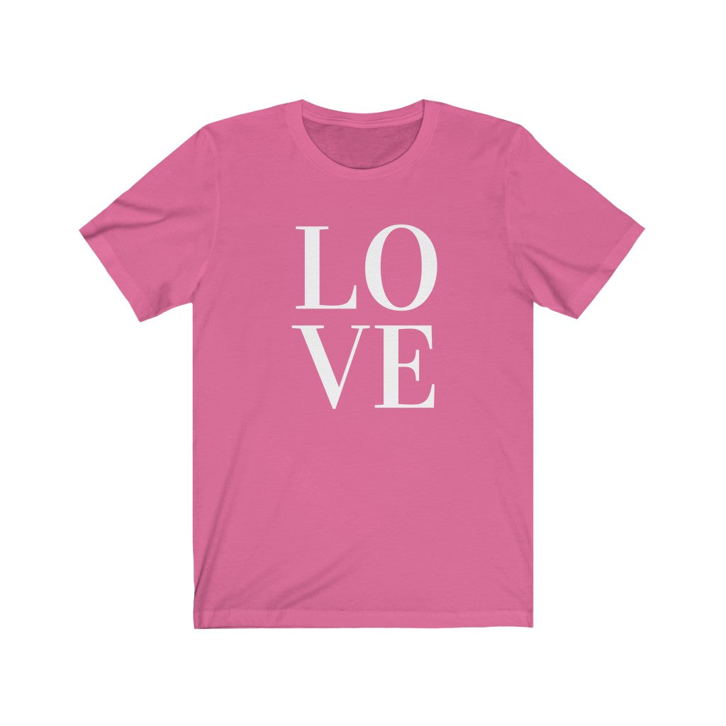 Love Unisex Jersey Short Sleeve Tee, Soft Cotton, Gift Item - Cheers Together Gift House