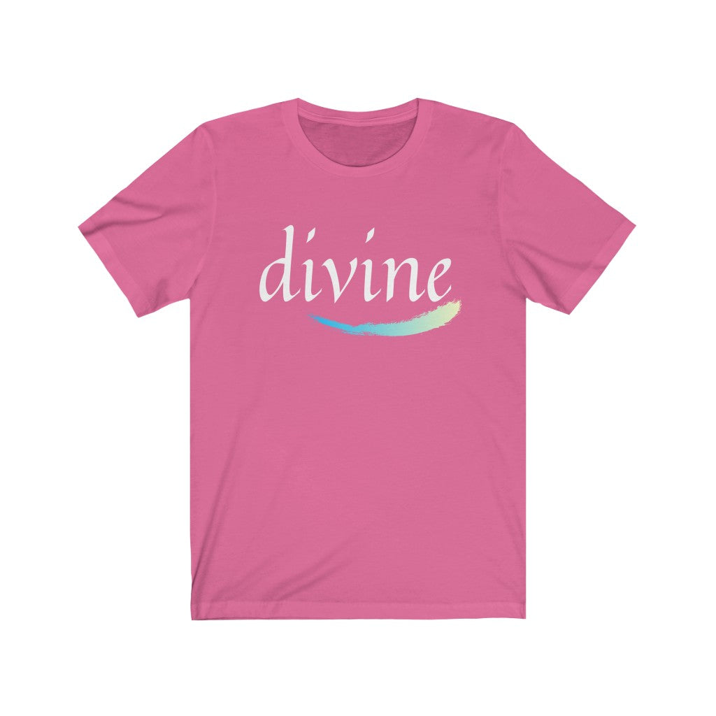 Divine Unisex Jersey Short Sleeve Tee, Soft Cotton, Gift Item - Cheers Together Gift House