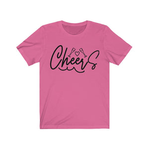 Cheers Unisex Jersey Short Sleeve Tee, Soft Cotton, Gift Item - Cheers Together Gift House