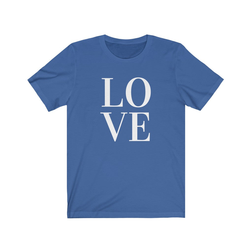 Love Unisex Jersey Short Sleeve Tee, Soft Cotton, Gift Item - Cheers Together Gift House