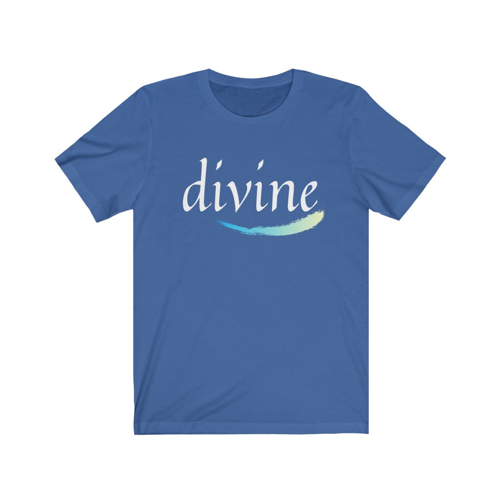 Divine Unisex Jersey Short Sleeve Tee, Soft Cotton, Gift Item - Cheers Together Gift House