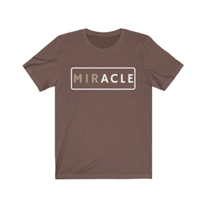Miracle Unisex Jersey Short Sleeve Tee, Soft Cotton, Gift Item - Cheers Together Gift House