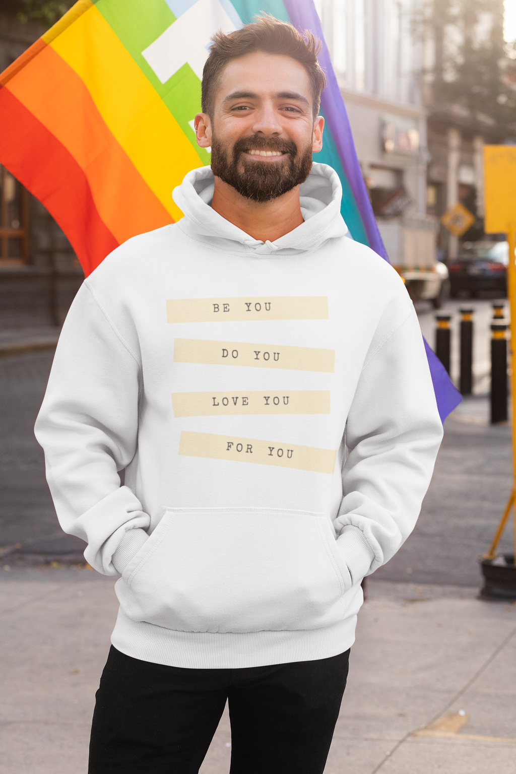 Be You Unisex Hooded Sweatshirt, Classic Fit, Gift Item - Cheers Together Gift House
