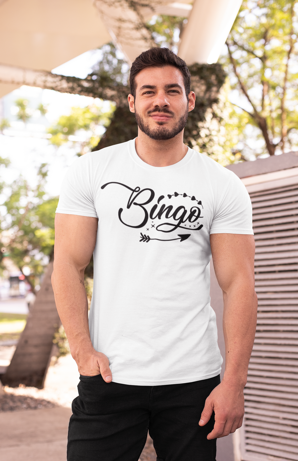 Bingo Unisex Jersey Short Sleeve Tee, Soft Cotton, Gift Item - Cheers Together Gift House
