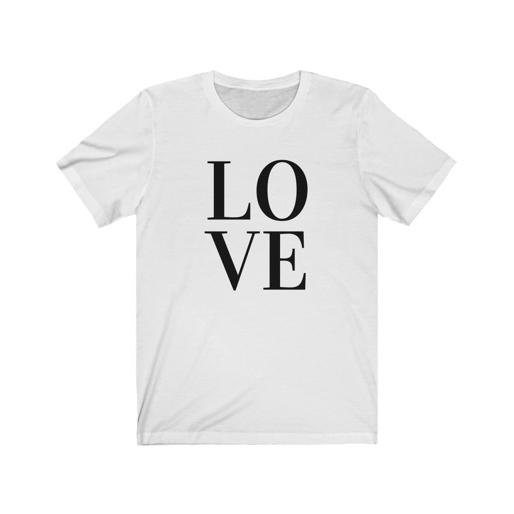 Love Unisex Jersey Short Sleeve Tee, Soft Cotton, Gift Item - Cheers Together Gift House