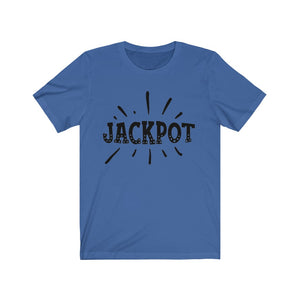 Jackpot Unisex Jersey Short Sleeve Tee, Soft Cotton, Gift Item - Cheers Together Gift House