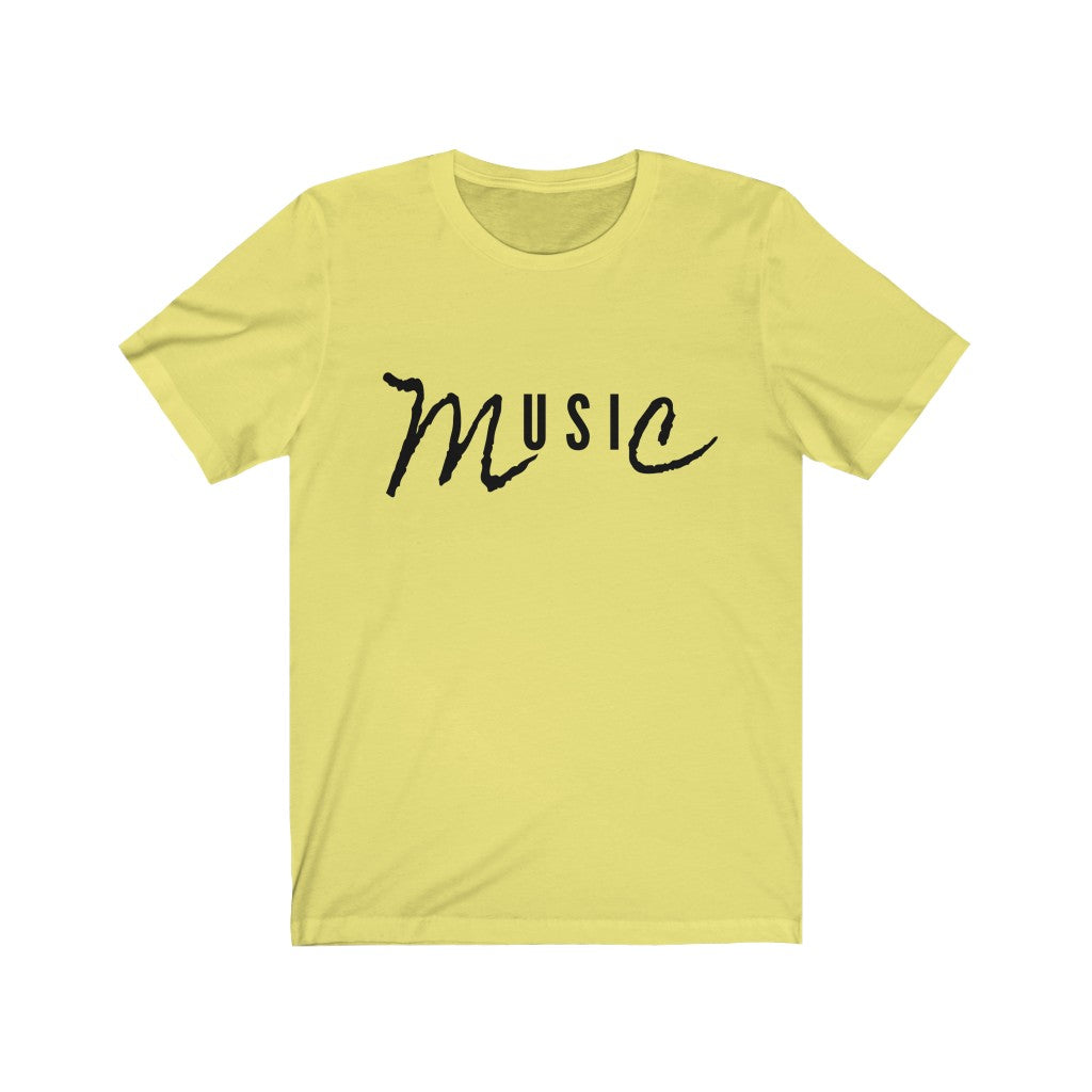 Music Unisex Jersey Short Sleeve Tee, Soft Cotton, Gift Item - Cheers Together Gift House