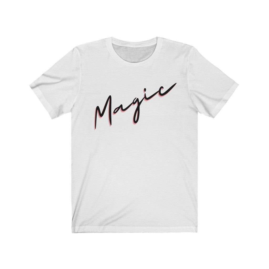 Magic Unisex Jersey Short Sleeve Tee, Soft Cotton, Gift Item - Cheers Together Gift House